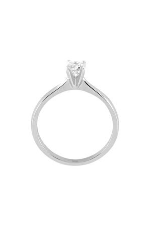 D Renk 0,30 Karat Pırlanta Tektaş Yüz