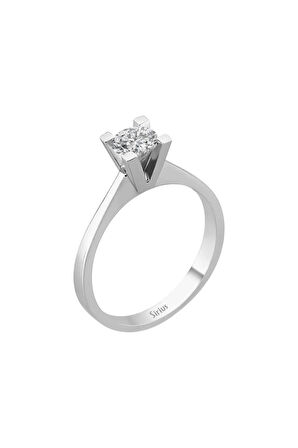 F Renk 0,70 Karat Pırlanta Tektaş Yüzük 0623R0058