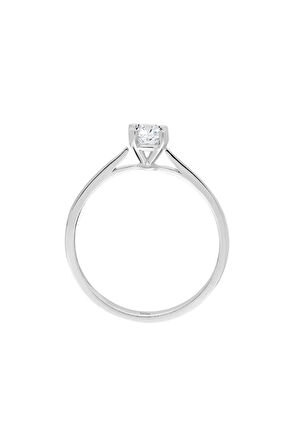 G Renk 0,33 Karat Pırlanta Tektaş Yüzük