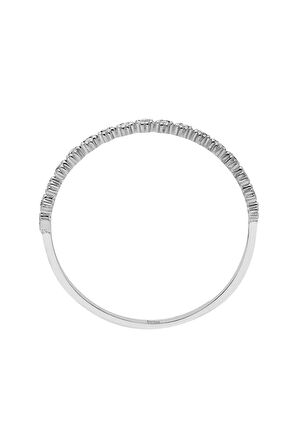 Pırlanta Hayalet Yarım Tur Yüzük