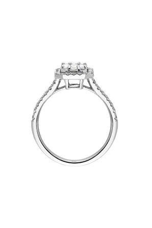 F Renk 0,70 Karat Baget Pırlanta Yüzük