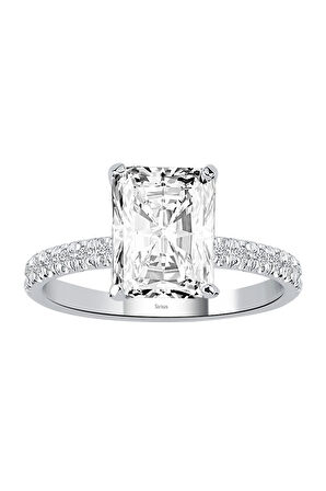 Pırlanta ve Beyaz Topaz Venüs Amara Yüzük 0623R0216