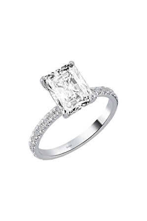 Pırlanta ve Beyaz Topaz Venüs Amara Yüzük 0623R0216