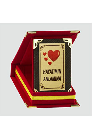 Hayatımın Anlamına Plaketi