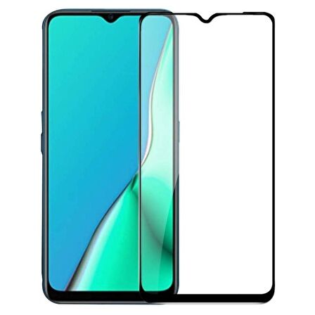 Smcase Oppo A9 2020 Kılıf Lüks Silikon  Tam Kapatan Cam