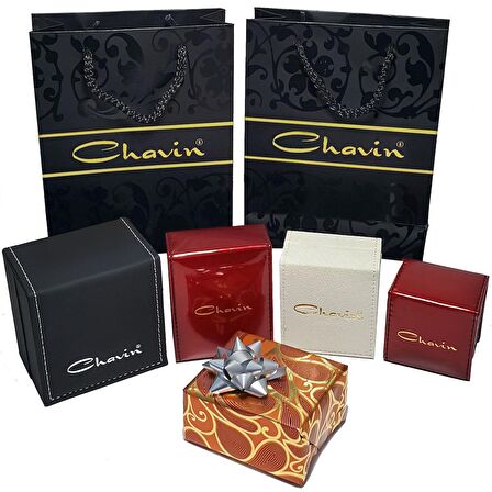 Chavin 0.75 carat Tek Taş Sarı Altın Yüzük br17