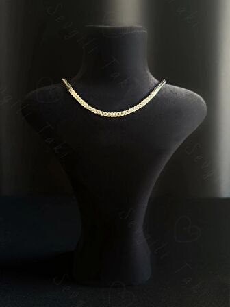 Snake Model Choker Çelik Zincir Kolye -Choker Serisi