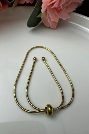 Ayarlanabilir Gold Çelik Bileklik -Glorious Serisi