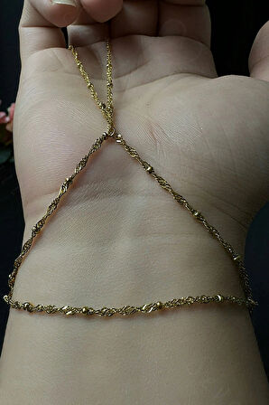 Toplu Burgu Zincir Silver Renk Çelik Şahmeran | Karma Serisi