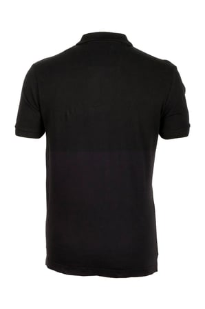 Erkek Polo Yaka Tişört Baskılı Siyah %100 Pamuk Slim Fit T-shirt NCS JEANS 1124