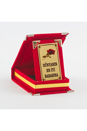 Dünyanın En İyi Babasına Plaketi