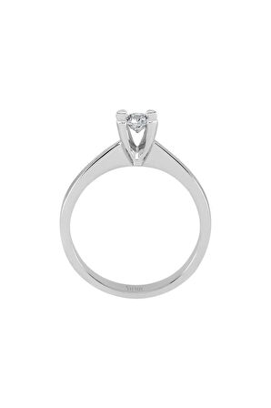 G Renk 0,23 Karat Pırlanta Tektaş Yüzük