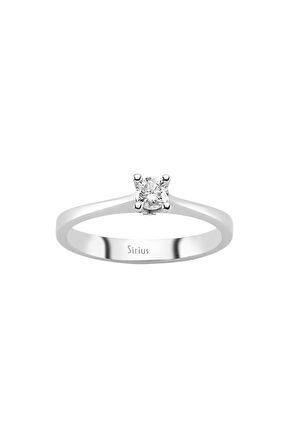 G Renk 0,23 Karat Pırlanta Tektaş Yüzük