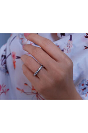 G Renk 0,80 Karat Pırlanta Tamtur Yüzük