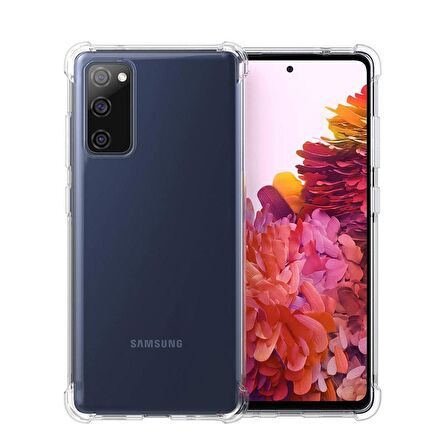 Gpack Samsung Galaxy S20 FE Kılıf AntiShock Sert KapakNano Glass