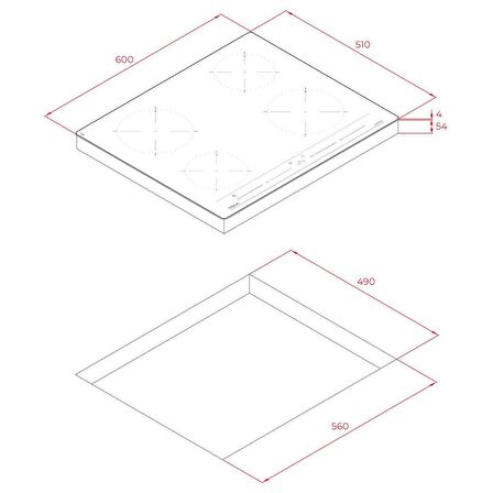 Teka IZC 64010 BK İndüksiyon Ankastre Ocak