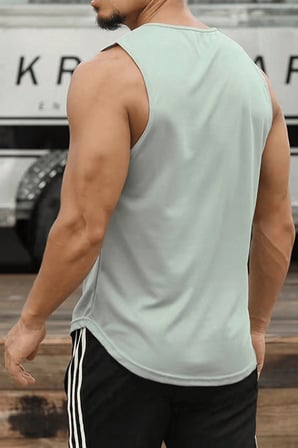 Erkek Sporcu Atleti Sıfır Kol Tişört Fitness Gym Antrenman Tişörtü Ter Tutmayan Atlet SIFIRKOL-2026