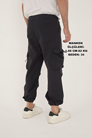 Camp550 Outdoor Tactical Kargo Cepli Ayarlanabilir Paçalı Oversize Erkek Jogger Yürüyüş Pantolonu