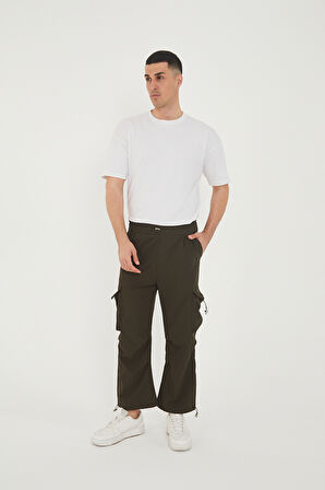 Camp550 Outdoor Tactical Kargo Cepli Ayarlanabilir Paçalı Oversize Erkek Jogger Yürüyüş Pantolonu