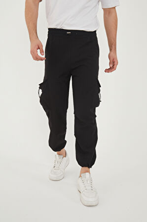 Camp550 Outdoor Tactical Kargo Cepli Ayarlanabilir Paçalı Oversize Erkek Jogger Yürüyüş Pantolonu