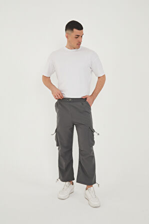 Camp550 Outdoor Tactical Kargo Cepli Ayarlanabilir Paçalı Oversize Erkek Jogger Yürüyüş Pantolonu