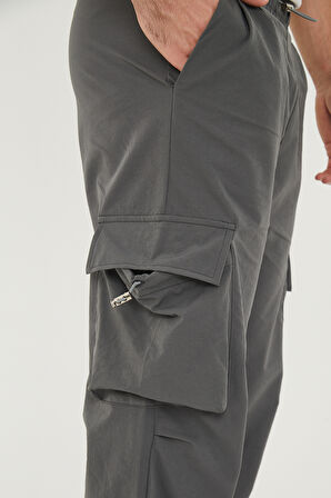 Camp550 Outdoor Tactical Kargo Cepli Ayarlanabilir Paçalı Oversize Erkek Jogger Yürüyüş Pantolonu