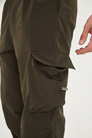 Camp550 Outdoor Tactical Kargo Cepli Ayarlanabilir Paçalı Oversize Erkek Jogger Yürüyüş Pantolonu