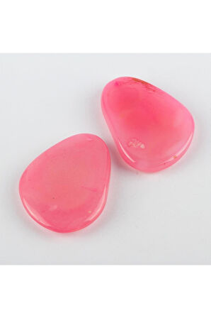 Özel Kesim Doğaltaş Plaka Akik Kolye Ucu