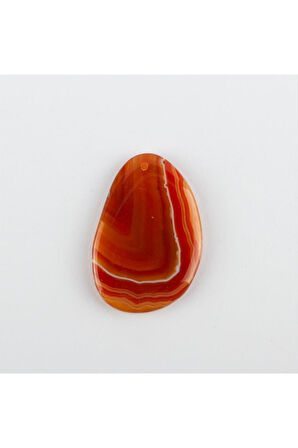 Özel Kesim Doğaltaş Plaka Akik Kolye Ucu