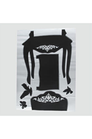 3 Boyutlu Yapıştırmalı Duvar Süsü