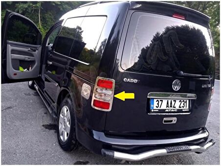 Markadan VW Caddy Krom Stop Çerçevesi 2004-2014 2 Parça Paslanmaz Çelik