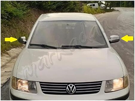Markadan VW Passat 3B Krom Ayna Kapağı 1997-2004 2 Parça Abs Krom