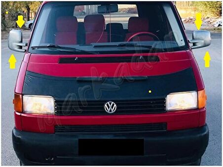 Markadan VW T4 Transporter Krom Ayna Kapağı 1995-2003 2 Parça Abs Krom