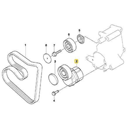 BMW M43 M44 MOTOR İNA V KAYIŞI GERGİ KÜTÜĞÜ 11281432104