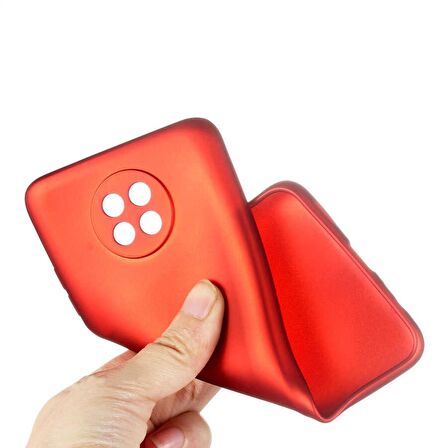 Gpack Xiaomi Redmi Note 9 5G Kılıf Premier Silikon Mat KorumaNano Glass