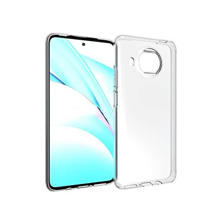 Gpack Xiaomi Redmi Note 9 Pro 5G Kılıf Süper Silikon Şeffaf Koruma