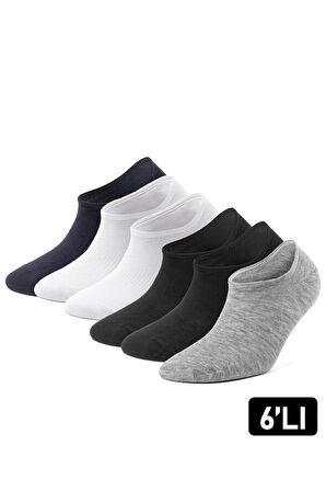 Just Inner Erkek Çorap 6'lı Sneaker (Bambu)