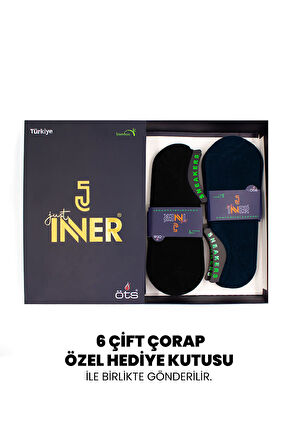 Just Inner Erkek Çorap 6'lı Sneaker (Bambu)