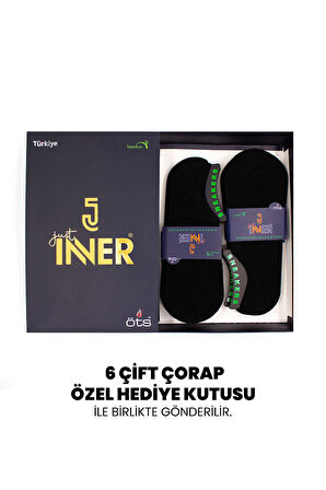 Just Inner Erkek Çorap 6'lı Sneaker (Bambu)