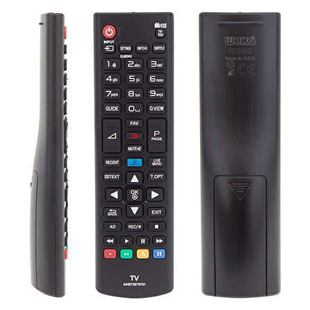 Ayt Weko LG 3D-Smart Tuşlu Lcd-Led Tv Kumanda AKB73975761
