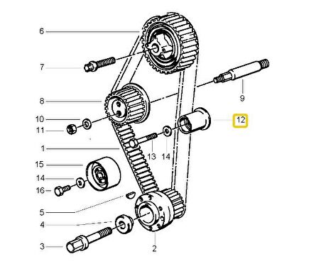 BMW E30 E34 VE E36 M40 MOTOR İNA TRİGER RULMANI 11311708806