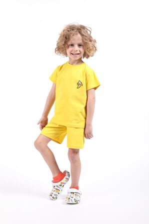 COLORDS ERKEK ÇOCUK PİJAMA TAKIMI MUZ BASKILI KISA