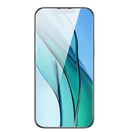 Baseus Crystal Serisi iPhone 15 Pro Max Full Koruma Tempered Cam Ekran Koruyucu 2 Adet Set-(5775)