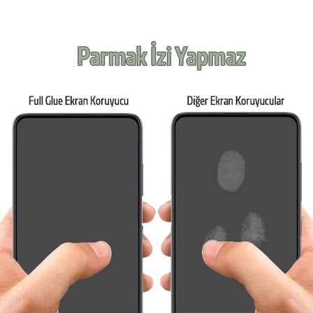SM Galaxy A12 Full Glue Full Kaplama Tempered Cam Ekran Koruyucu-(5775)