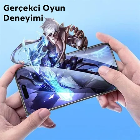 HOCO Guardian Shield Series iPhone 15 Pro Max HD Tempered Kırılmaz Cam Ekran Koruyucu 10 Adet Set-(5775)
