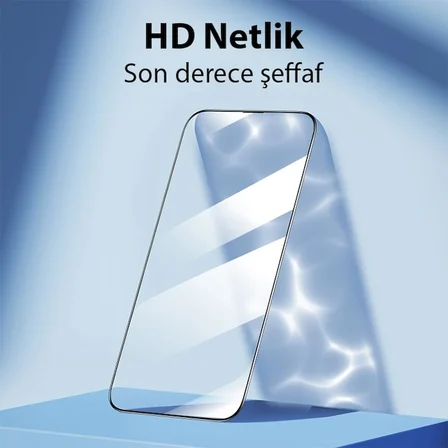 Ally iPhone 14 Pro Max Full Hd Kırılmaz Cam Ekran Koruyucu-(5775)