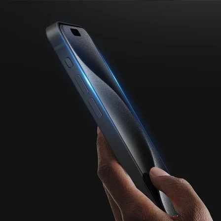 Dux Ducis iPhone 15 Pro Max Full Kaplama Tempered Cam Ekran Koruyucu-(5775)