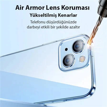Baseus iPhone 15 Crystal Serisi Silikon Kılıf + Tempered Ekran Koruyucu Set-(5775)