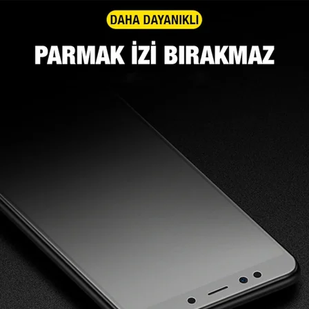 ALLY iPhone 13 -13 Pro 6.1inç Full Glue Matte Tempered Cam  Ekran Koruyucu-(5775)