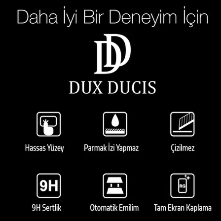 Dux Ducis iPhone 11 Pro Max Tempered Cam Ekran Koruyucu 10D Full Kaplama-(5775)